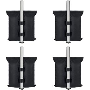 Plus Size Canopy Weight Bags(240 lbs) for Pop up Canopy Tent, 1680D Heavy Duty Leg Canopy Weights Sand Bags for Instant Outdoor Sun Shelter Canopy/Patio Umbrella, Set of 4