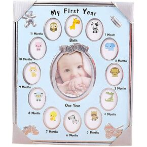 Baby's First Year Photo Frame - Blue