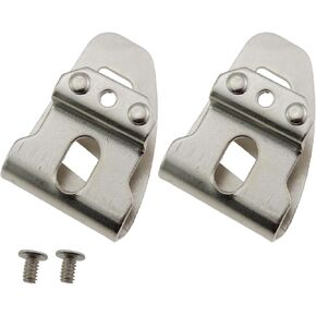2PCS 3.5mm Screw Hole Diameter Power Tool Accessory Belt Buckle with Screw Power Drill Wrench Driver Hook Buckle Stainless Steel Side Hook for Power Tool