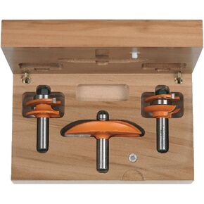 CMT 800.516.11 3-Piece Standard Kitchen Set in Hardwood Case, 1/2-Inch Shank