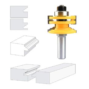 Shank Wood Milling Cutter Classical Ogee Door Router Bit Woodworking Cutter Tool for Glass Door, Closet Door by 1/2 Inch