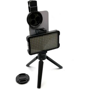 Light, Selfie Light and Circular Polarizer Filter, Clip Fill Light CPL Polarized Lens Adjust Brightness Removing Reflective Photographic Video Light for Art
