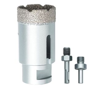 5-1/2" Diamond Drill Bits for Ceramic, 140mm Tile Drill Bits Ceramic Diamond Hole Saw for Glass Porcelain Tile Marble Granite Dry Drilling
