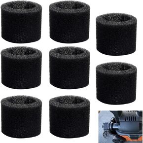 8 Pcs Muffler Diffuser Foam Replacement Part for Wet/dry Vacs with a 2-1/2 inch blowing port, Compatible with CRAFTSMAN CMXZVBE38660 Muffler Diffuser Wet/Dry Vac