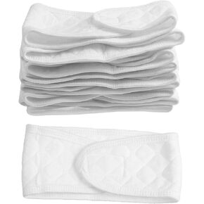 Healifty 10Pcs Infant Belly Bands Baby Belly Button Band Cotton Infant Abdomen Umbilical Cord Newborn Waist Support Band Navel Warm Cover