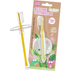 Jack N' Jill Silicone Baby Toothbrush - Stage 2 (1-3 years)