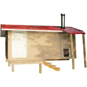 DIY Outdoor Sauna Plans - Build Your Own Wood Burning Sauna Cabin 8 x 13