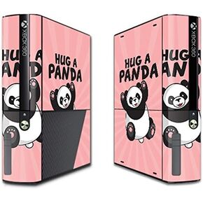 MightySkins Skin Compatible with Microsoft Xbox 360E (3rd Gen) – Hug A Panda | Protective, Durable, and Unique Vinyl Decal wrap Cover | Easy to Apply, Remove, and Change Styles | Made in The USA