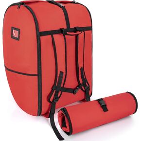 Padded Car Seat Travel Bag Compatible with Doona, Infant Car Seat Travel Bag, Foldable Car Seat Stroller Gate Check Bag for Airplane (Black)