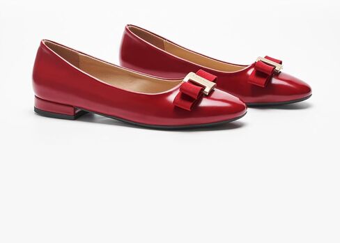C.Paravano المرأة الشقق Bowknot أحذية الباليه الشقق للنساء جولة تو أحذية جلدية مسطحة للنساء أحذية نسائية أنيقة مكتب غير رسمي in Saudi Arabia