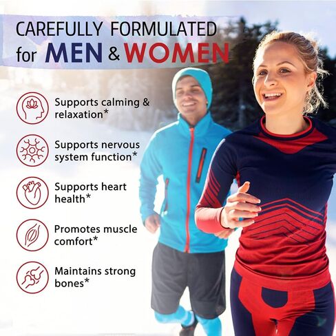 Bonawell Magnesium Glycinate, 210 mg Elemental Magnesium Per Serving, Fully Chelated & Non-Buffered, Supports Relaxation, Nerve, Muscle & Bone Health, 120 Vegan Capsules in Saudi Arabia