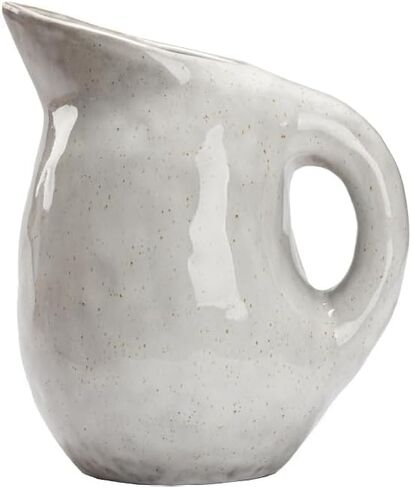 Vintage Ceramic Pitcher, Stain Resistant Stoneware Pitcher Vase with Handle in Saudi Arabia
