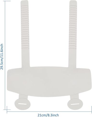 Universal Pee Deflector for Toilet Seat with Toilet Lid Lifter | Toilet Splash Guard Prevents Urine Splash for Kids and Adults, Fits Most Standard Toilet Seats (11.5 x 8.3 Inches) in Kuwait
