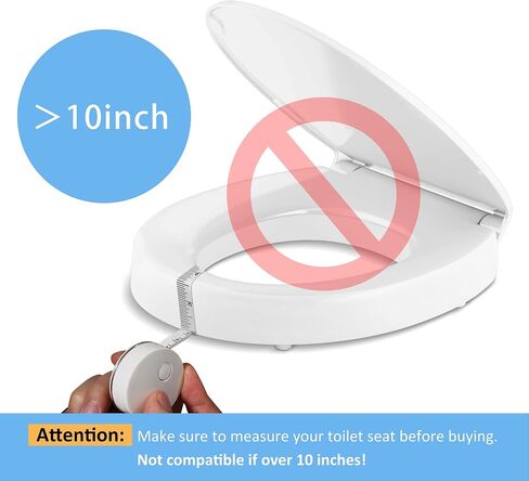 Universal Pee Deflector for Toilet Seat with Toilet Lid Lifter | Toilet Splash Guard Prevents Urine Splash for Kids and Adults, Fits Most Standard Toilet Seats (11.5 x 8.3 Inches) in Kuwait
