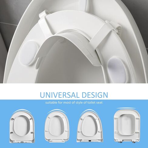 Universal Pee Deflector for Toilet Seat with Toilet Lid Lifter | Toilet Splash Guard Prevents Urine Splash for Kids and Adults, Fits Most Standard Toilet Seats (11.5 x 8.3 Inches) in Kuwait