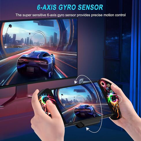 وحدات تحكم التبديل لنينتندو سويتش/OLED، استبدال لوحة تحكم Joypad للوضع المحمول - USB-C التوصيل والتشغيل وحدة تحكم Switch Pro، مفتاح Joypad قطعة واحدة مع عصا التحكم في القاعة/RGB/4 فتحات ألعاب/محرك مزدوج in Saudi Arabia