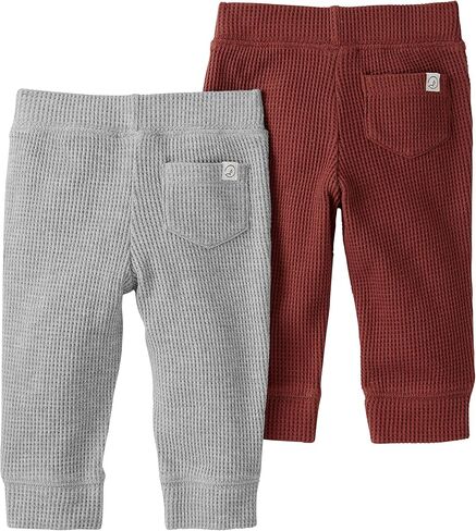 Little Planet by Carter's Unisex Baby 2-Pack Ribbed Pants Made with Organic CottonPants in Saudi Arabia