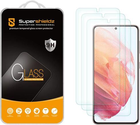 Supershieldz (3 عبوات) مصممة لهاتف Samsung (Galaxy S24 FE) [طراز FE فقط] واقي شاشة من الزجاج المقوى، مضاد للخدش، خالٍ من الفقاعات in Saudi Arabia