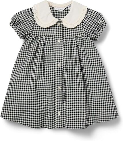 Janie and Jack Baby Girls' Checked Collar Dress (Infant) in Saudi Arabia