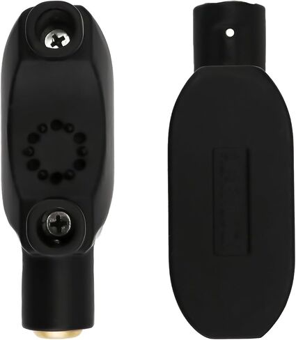 QWORK Alarm Lock, 110 dB Anti-Theft Security Padlock, 2 Pack Door Motorcycle Bicycle Padlock, Universal Security Siren Alarm Lock with 3 Keys (Black) in Kuwait