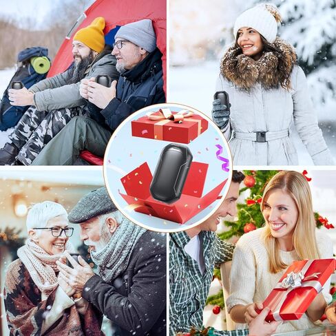Magnetic Hand Warmer, 2-in-1 USB Electric Hand Warmer, Rechargeable 4000 mAh x 2, Pocket Warmer, Reusable, Ultra Light & Thin, 3 Levels Heating up to 131℉, Electric Portable Heater in Kuwait