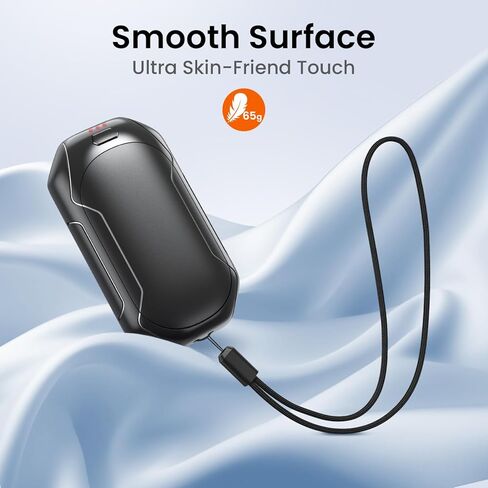 Magnetic Hand Warmer, 2-in-1 USB Electric Hand Warmer, Rechargeable 4000 mAh x 2, Pocket Warmer, Reusable, Ultra Light & Thin, 3 Levels Heating up to 131℉, Electric Portable Heater in Kuwait