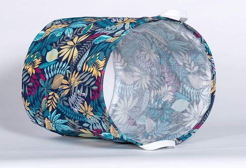 Merdes 19.7’’ Waterproof Foldable Laundry Hamper, Dirty Clothes Laundry Basket, Linen Bin Storage Organizer for Toy Collection(Life Blue) in Saudi Arabia