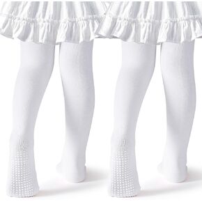 Baby Tights Non Slip Toddler Stockings Tights with Grippers Seamless Soft Cotton Knit Tights Leggings Newborn