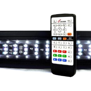 ضوء Finnex Planted+ 24/7 LED KLC Aquarium LED، ضوء خزان الأسماك كامل الطيف يمكن التحكم فيه، 36 بوصة
