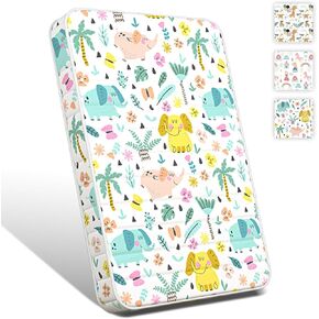 3" Mini Crib Mattress, 38"x24" High-Density Supportive Foam, Edge Reinforcement Design, Odorless and Steady, Princess