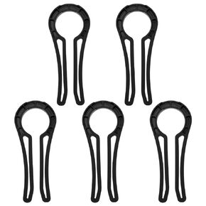 5pcs Gas Stove Knob Locks, Oven Door Knob Safety Cover Durable Child Safety Guards to Prevent Kids Pets from Turning on Stoves