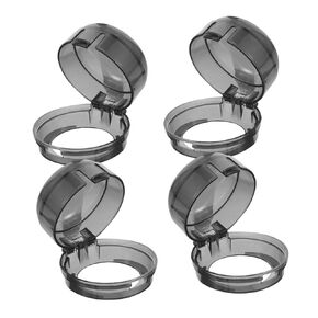 4 Pcs Gas Stove Knob Covers for Safety Protective Oven Knob Covers for Child Proofing Baby Safety and Pet Fits Most Gas and Electric Stoves Transparent Design