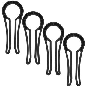 4 Pcs Gas Stove Knob Lock Baby Proof Oven Child Safety Locks Guards Childproof Safety Door Knob Cover Cilps for Family Prevent Toddler and Pets from Accidentally Turning on Gas Stove