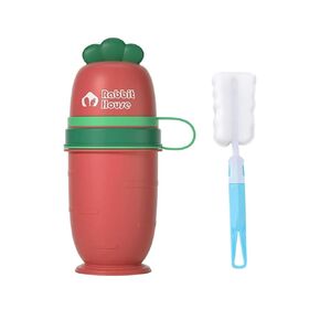 Cute Portable Urinal for Toddlers Boys and Girls, with Clean Brush, Emergency Toilet Pee Bottle Pee Cup for Toddler Car Travel, Camping, Outside, Toddler Urinals for Potty Training (Arthur Red)