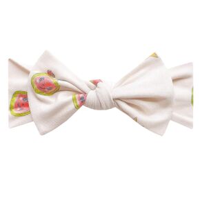 Baby Stretchy Soft Knit Headband Bow "CoComelon" by Copper Pearl