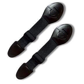 Mommy’s Helper Adjustable Appliance Lok | Baby Safety Locks, Child Proof Appliances, Drawers, Toilet Seats, Trash Can, Fridge, Oven and More | Strong Adhesive with Adjustable Strap (2-Pack)