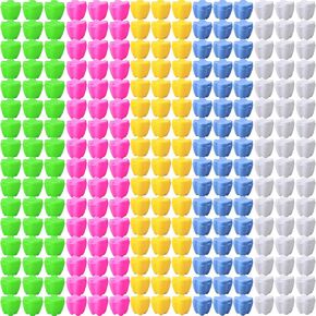240 Pack Mutlicolor Tooth Savers Holders Kids Lost Tooth Holders Mini Tooth Chest Savers for Boys Girls Keepsake Dentist Office Giveaways Party Supplies Goodie Bag Filler