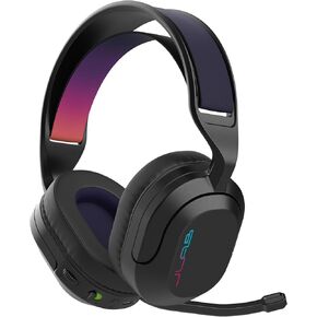 JLab Nightfall Wireless Gaming Headset, All-Night Comfort, 50mm Drivers and Sound Isolating Inner Shelf, Flip-to-Mute Rotating Mic, Dual Wireless Connections, Customization Options with The Lab App