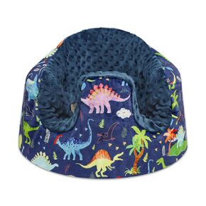 Seat Cover Compatible with Bumbo Seat, Soft and Breathable Baby Floor Seat Cover for Baby Boy & Girl (Cover Only), Dinosaur