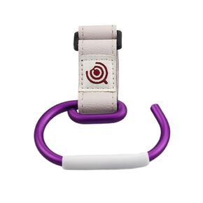 MERRYHAPY Baby Stroller Hook Clips Stroller Organizer for Diaper Bags and Purses Convenient Accessories with White Belt and Hook for Easy Use