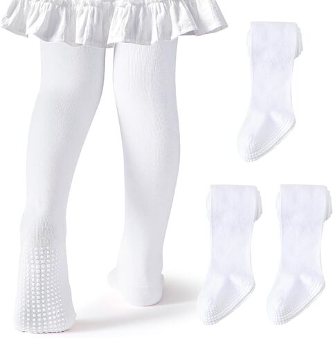 Baby Tights Non Slip Toddler Stockings Tights with Grippers Seamless Soft Cotton Knit Tights Leggings Newborn in Kuwait