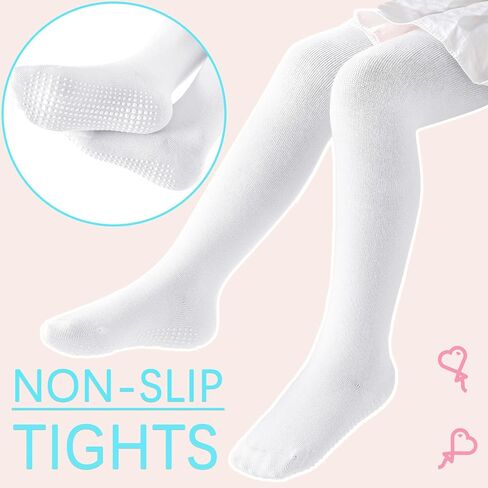 Baby Tights Non Slip Toddler Stockings Tights with Grippers Seamless Soft Cotton Knit Tights Leggings Newborn in Kuwait