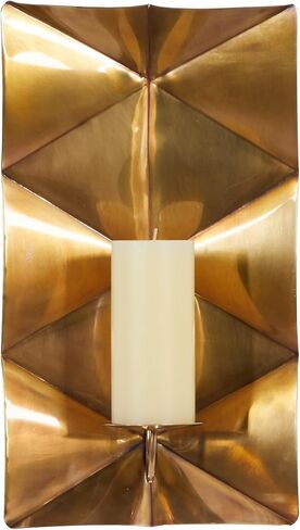 Deco 79 Contemporary Stainless Steel Solid Wall Sconce, Set of 2 19", 14"H, Silver in Saudi Arabia