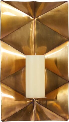 Deco 79 Contemporary Stainless Steel Solid Wall Sconce, Set of 2 19", 14"H, Silver in Saudi Arabia