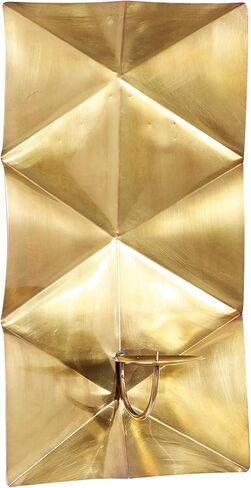 Deco 79 Contemporary Stainless Steel Solid Wall Sconce, Set of 2 19", 14"H, Silver in Saudi Arabia