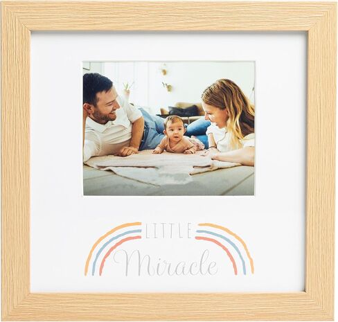 Kate & Milo You Are So Loved Shadowbox Frame, Newborn Keepsake Box, Baby Memento Frame, Baby Girl or Baby Boy Nursery Décor, Handprint and Footprint Ink Pad Included, Linen Mat, White in Saudi Arabia