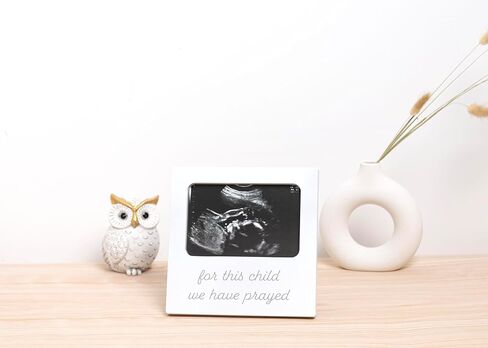 Kate & Milo You Are So Loved Shadowbox Frame, Newborn Keepsake Box, Baby Memento Frame, Baby Girl or Baby Boy Nursery Décor, Handprint and Footprint Ink Pad Included, Linen Mat, White in Saudi Arabia