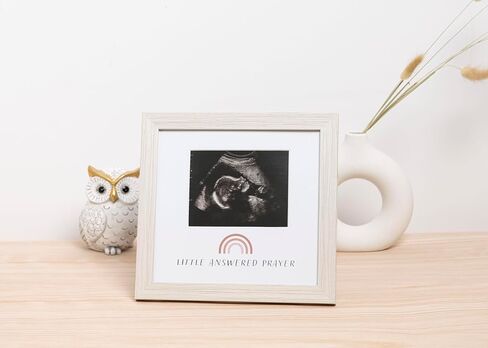 Kate & Milo You Are So Loved Shadowbox Frame, Newborn Keepsake Box, Baby Memento Frame, Baby Girl or Baby Boy Nursery Décor, Handprint and Footprint Ink Pad Included, Linen Mat, White in Saudi Arabia