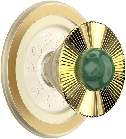 PopSockets Round Phone Grip Compatible with MagSafe, Adapter Ring Included, Phone Holder, Wireless Charging Compatible - Olive Wood in Saudi Arabia