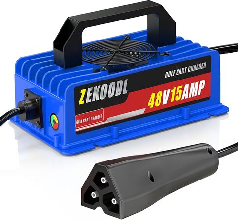 18 Amp 36 Volt Golf Cart Battery Charger for EZGO TXT with D Style Plug，Smart Trickle Charge,Replace EZGO Charger 36 Volt，4-6H Full Charge Portable Golf Cart Charger for Lead Acid Battery, 16FT Cable in Saudi Arabia
